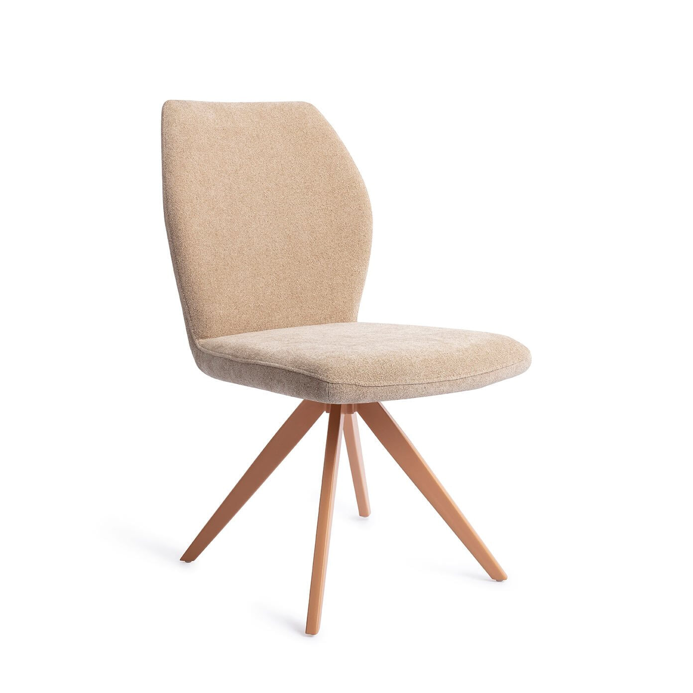 Jesper Home Draaibare Eetkamerstoel Ikata Turn Peach - Funky Fudge