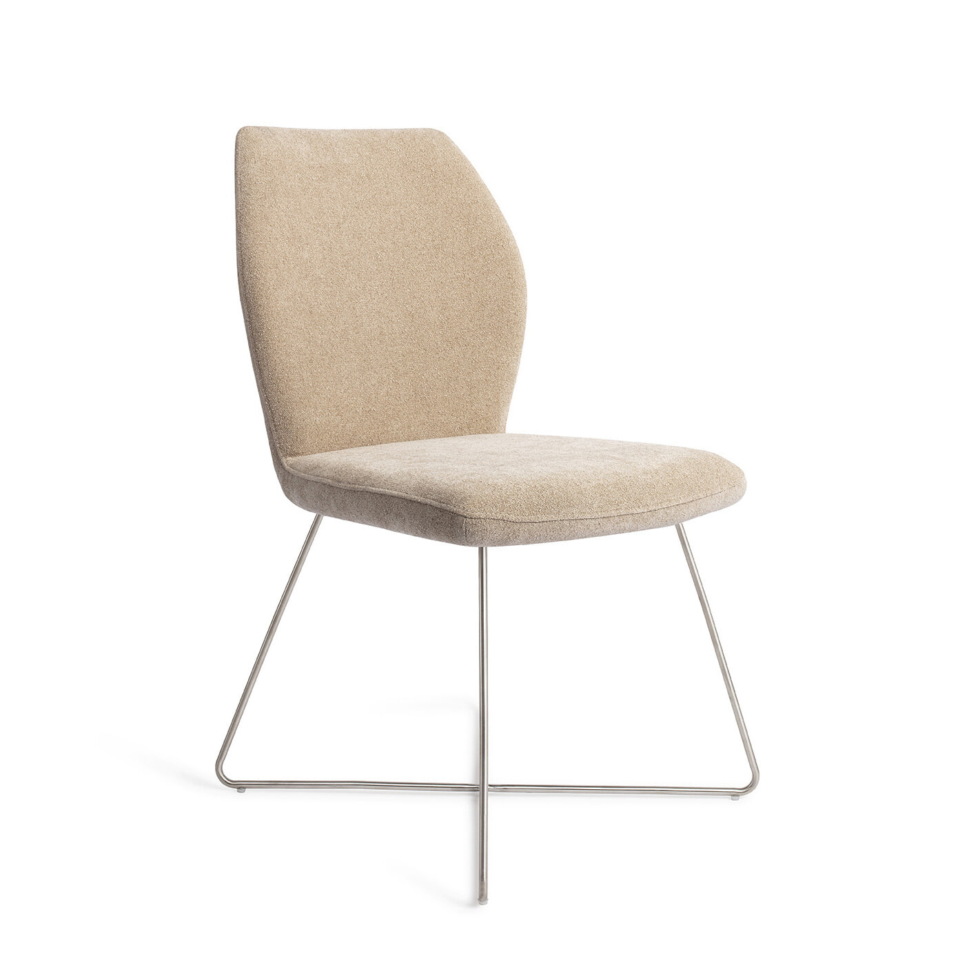 Jesper Home Eetkamerstoel Ikata Cross Steel - Funky Fudge