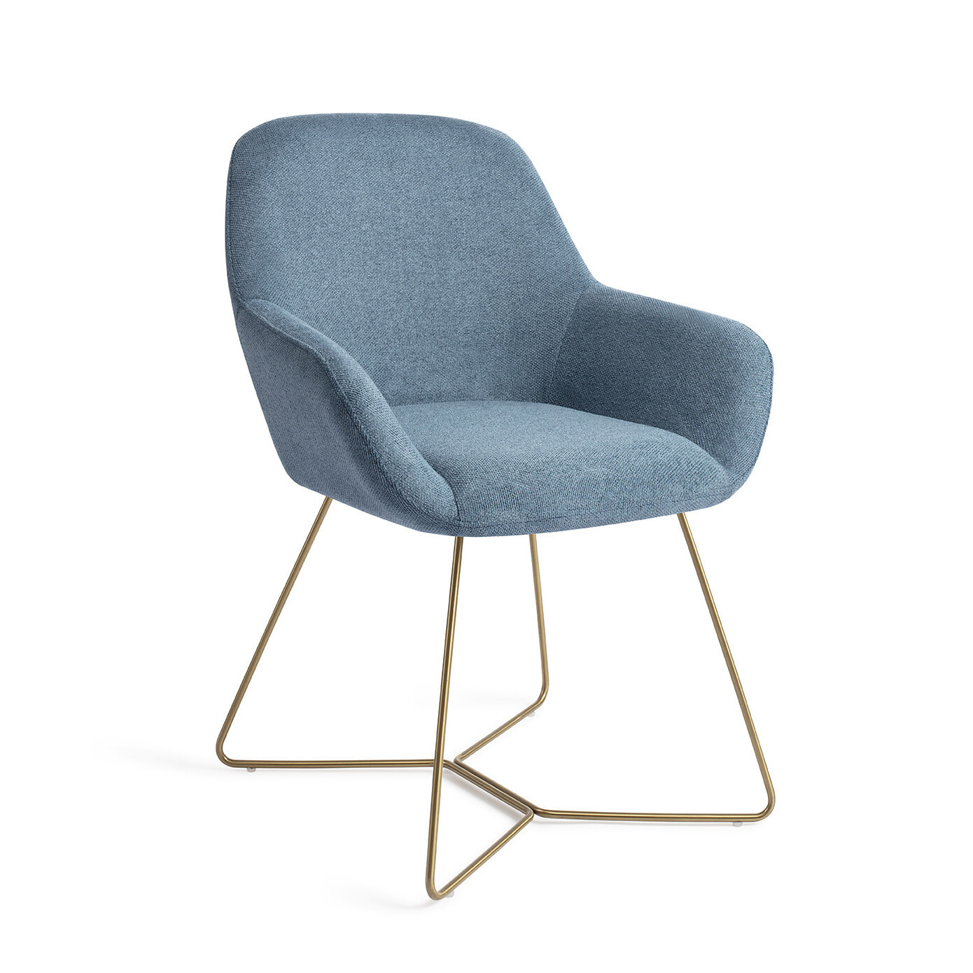 Jesper Home Eetkamerstoel Kushi Beehive Gold - Ocean Eyes