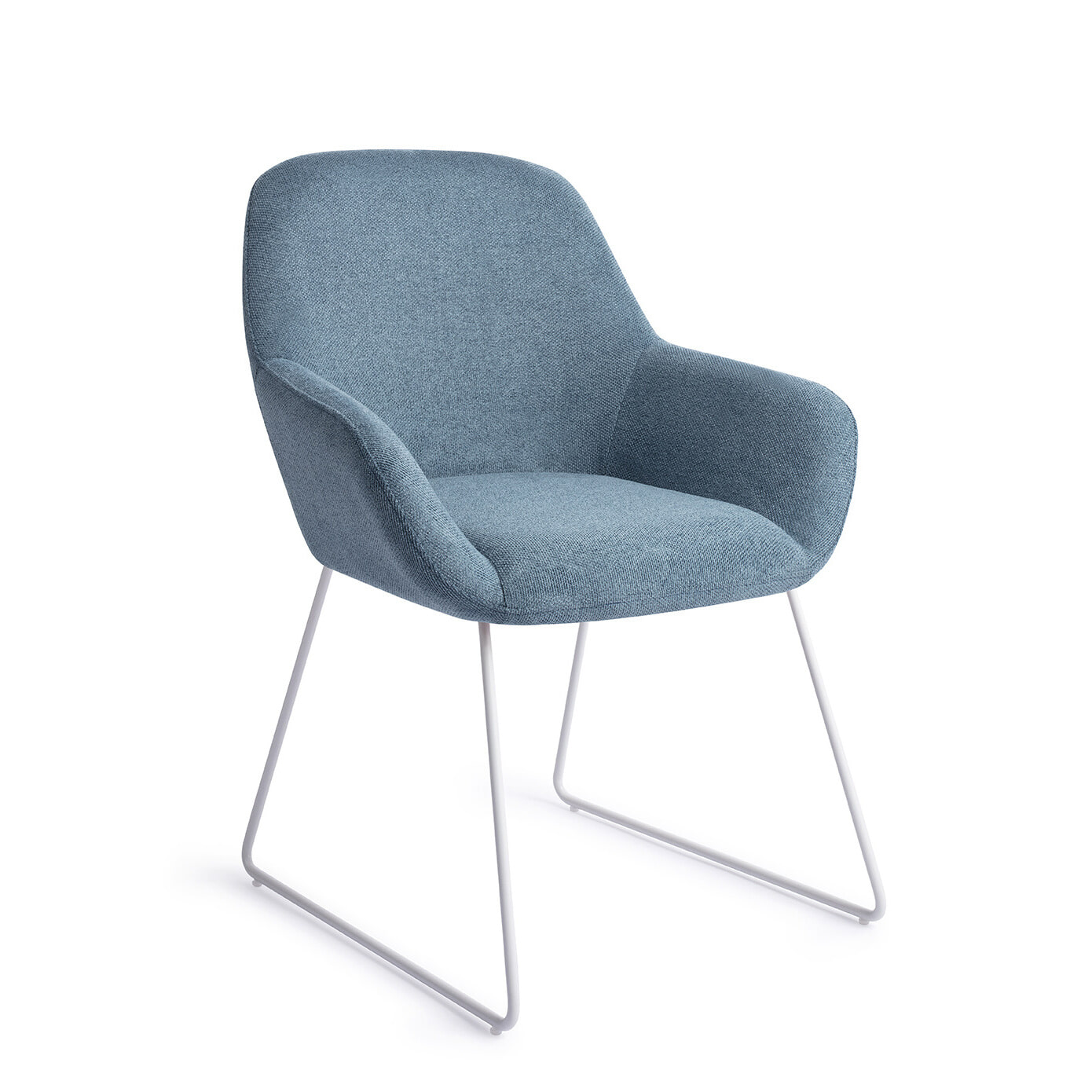 Jesper Home Eetkamerstoel Kushi Slide White - Ocean Eyes