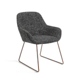 Jesper Home Eetkamerstoel 'Kushi' Slide Rose, kleur Skyfall