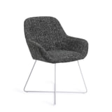 Jesper Home Eetkamerstoel 'Kushi' Cross White, kleur Skyfall