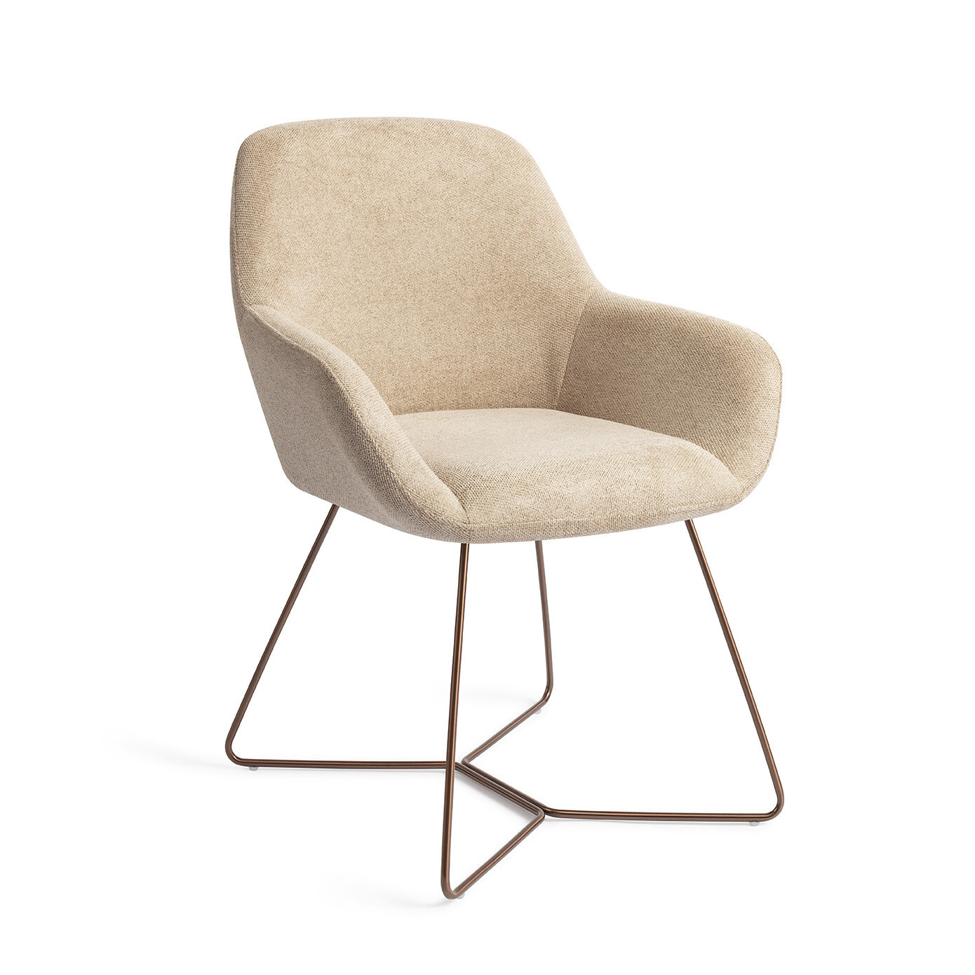 Jesper Home Eetkamerstoel Kushi Beehive Rose - Desert Dunes