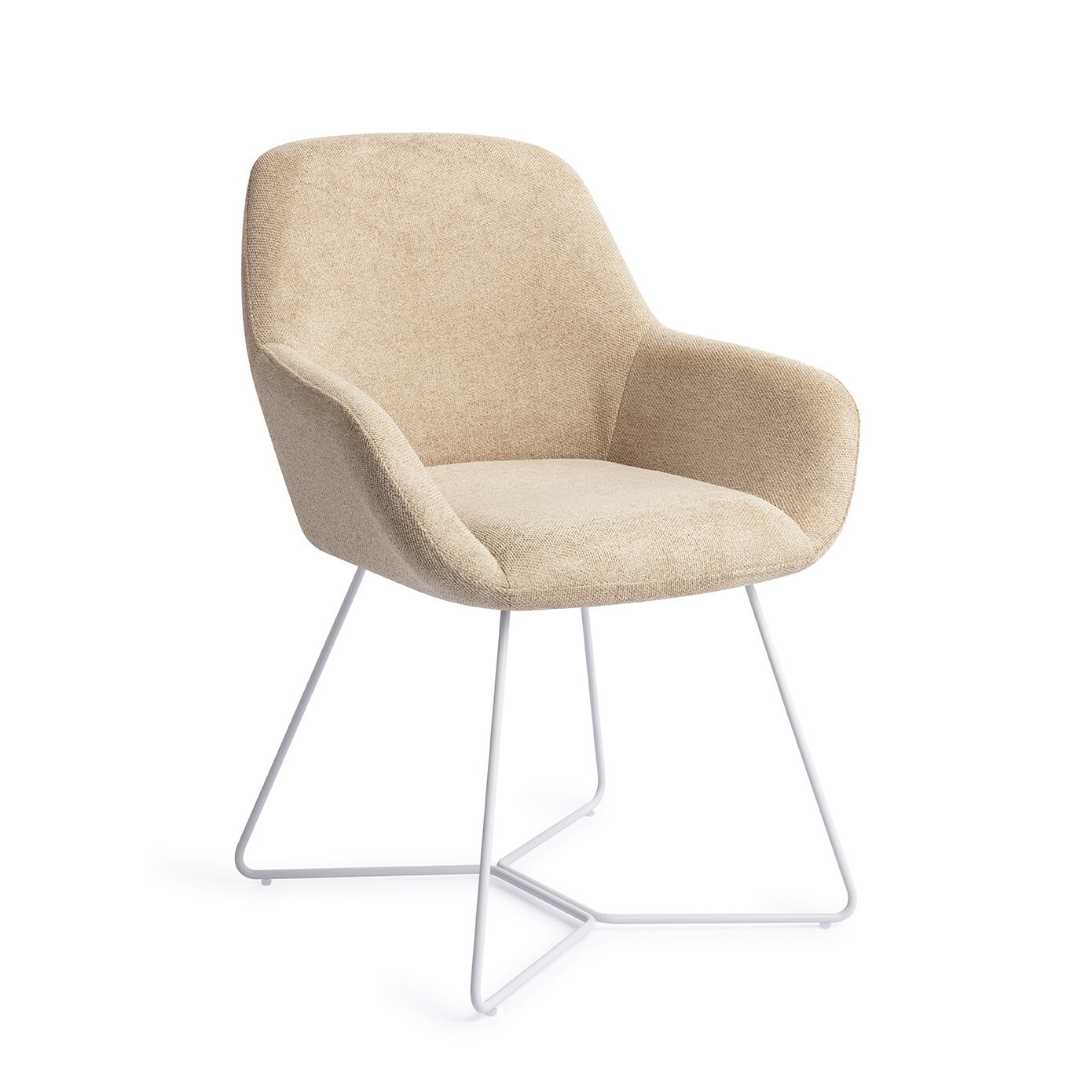 Jesper Home Eetkamerstoel Kushi Beehive White - Desert Dunes