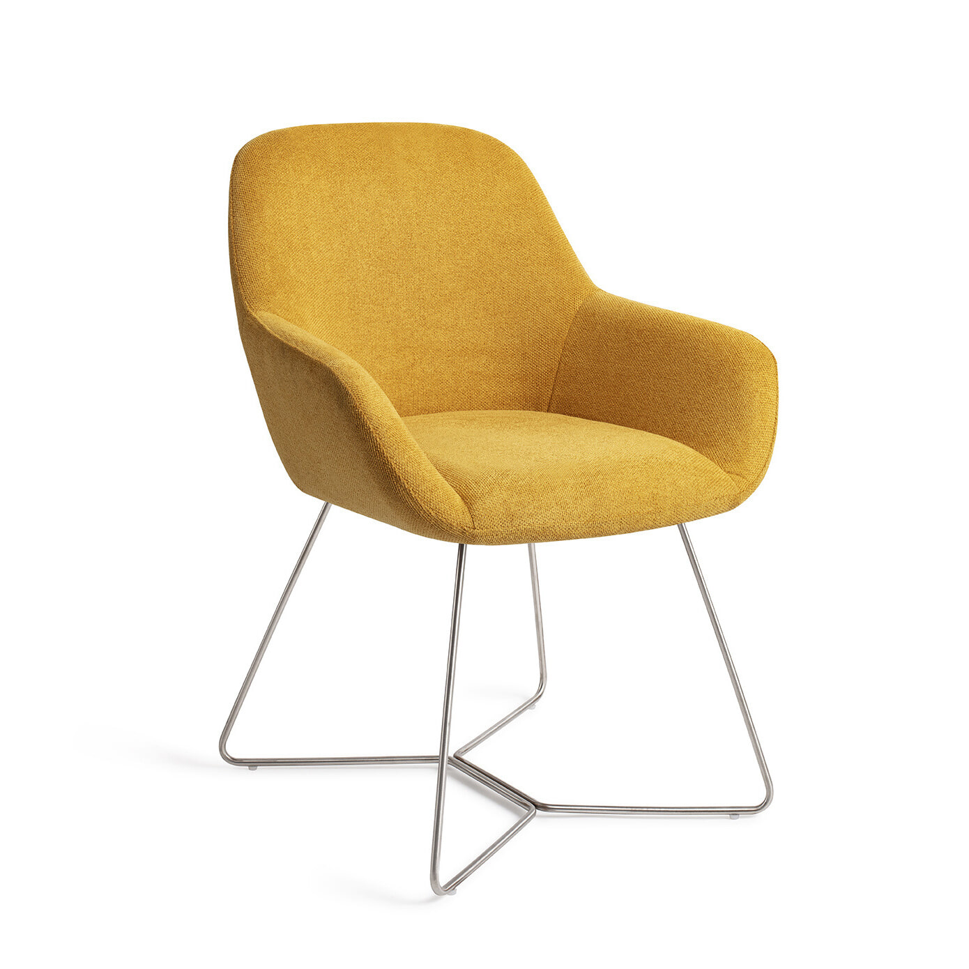 Jesper Home Eetkamerstoel Kushi Beehive Steel - Sweet Corn