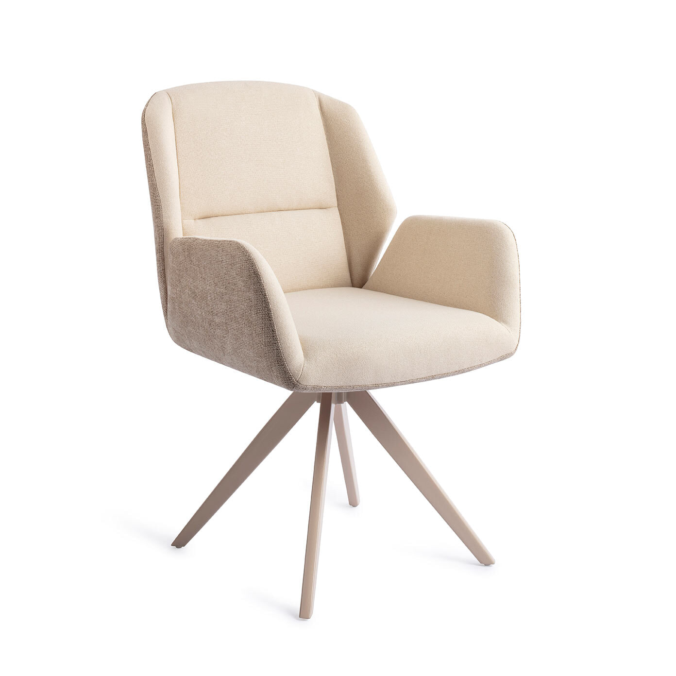 Jesper Home Draaibare Eetkamerstoel Myoko Turn Beige - Sandy Hill