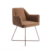 Jesper Home Eetkamerstoel ‘Tome’ Cross Rose, kleur Cinnamon Bun