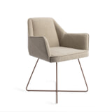 Jesper Home Eetkamerstoel ‘Tome’ Cross Rose, kleur Great Greige