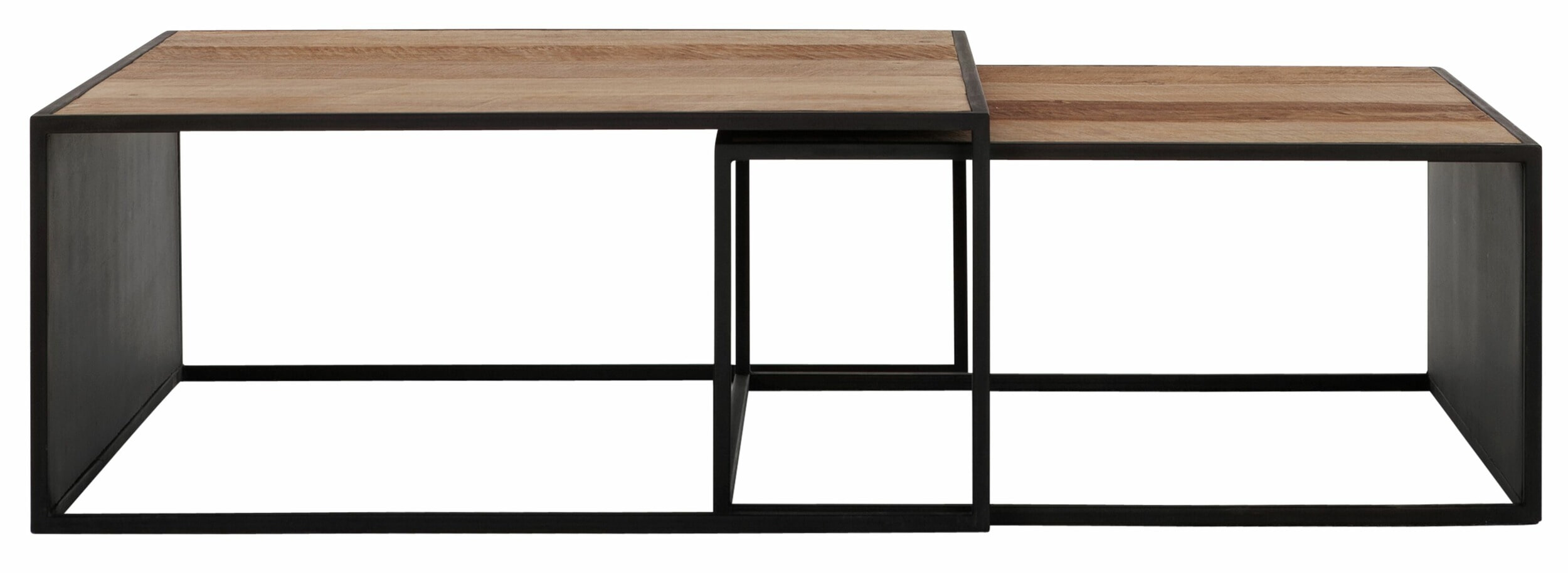 DTP Home Salontafel 'Cosmo' Teakhout, Set van 2 stuks