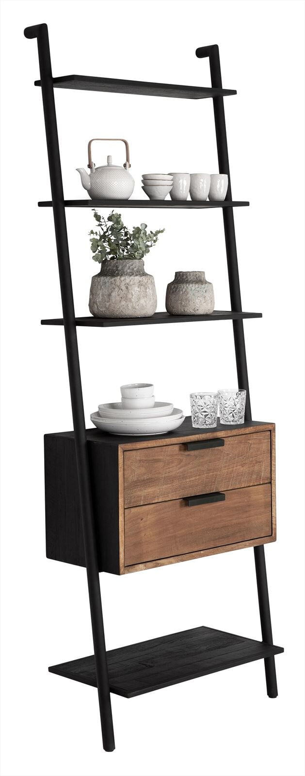 DTP Home Wandrek 'Cosmo' Met 2 laden, Teakhout, 70 x 200cm