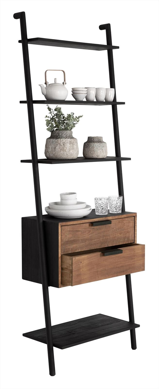DTP Home Wandrek 'Cosmo' Met 2 laden, Teakhout, 70 x 200cm