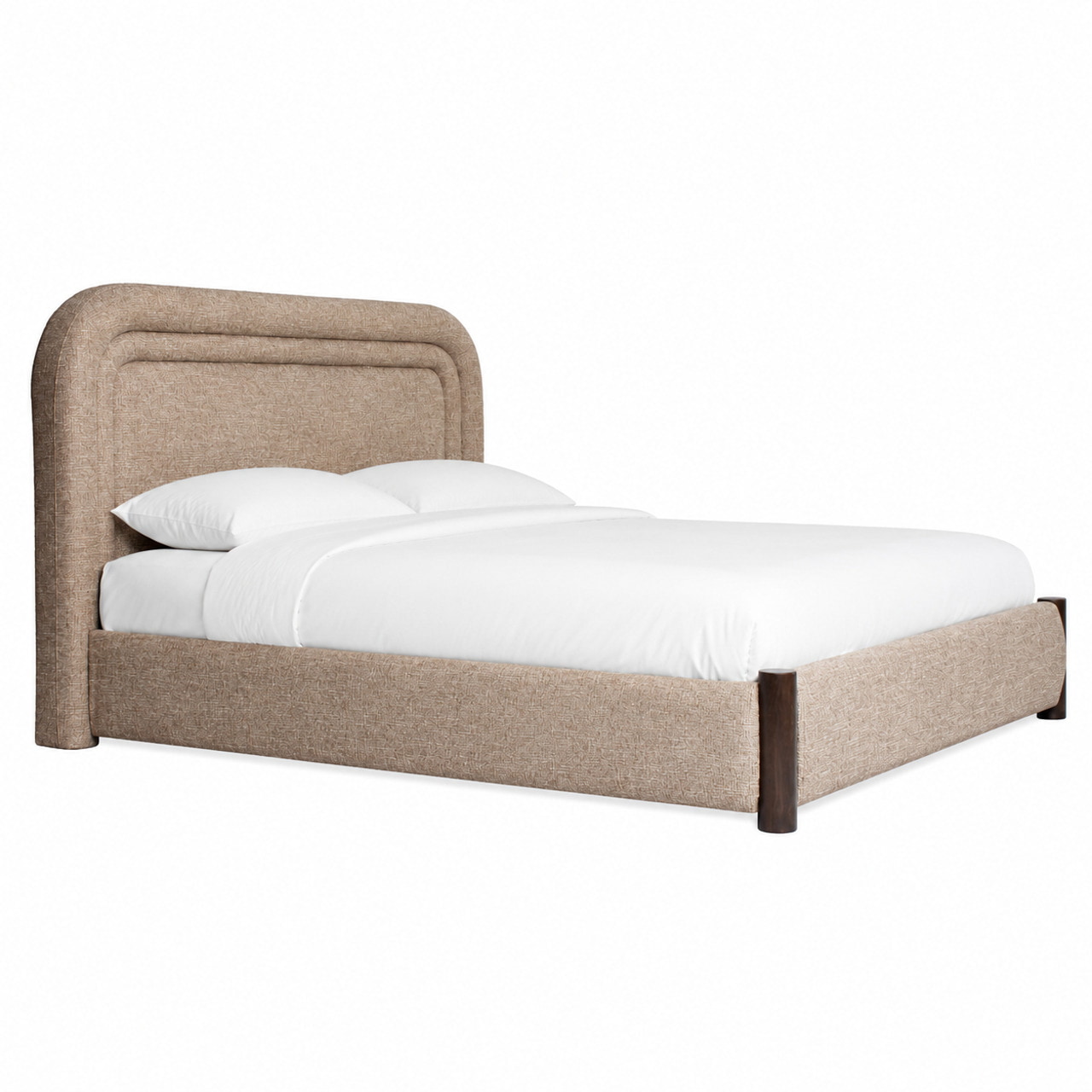 Richmond Bed Citadel Tweed, 160 x 200cm - Zand