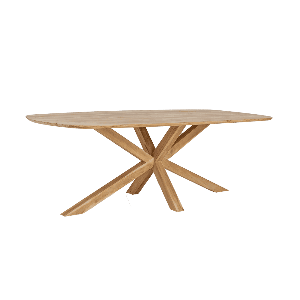 Tower Living Eettafel 'Crotone' Acaciahout, 180 x 100cm