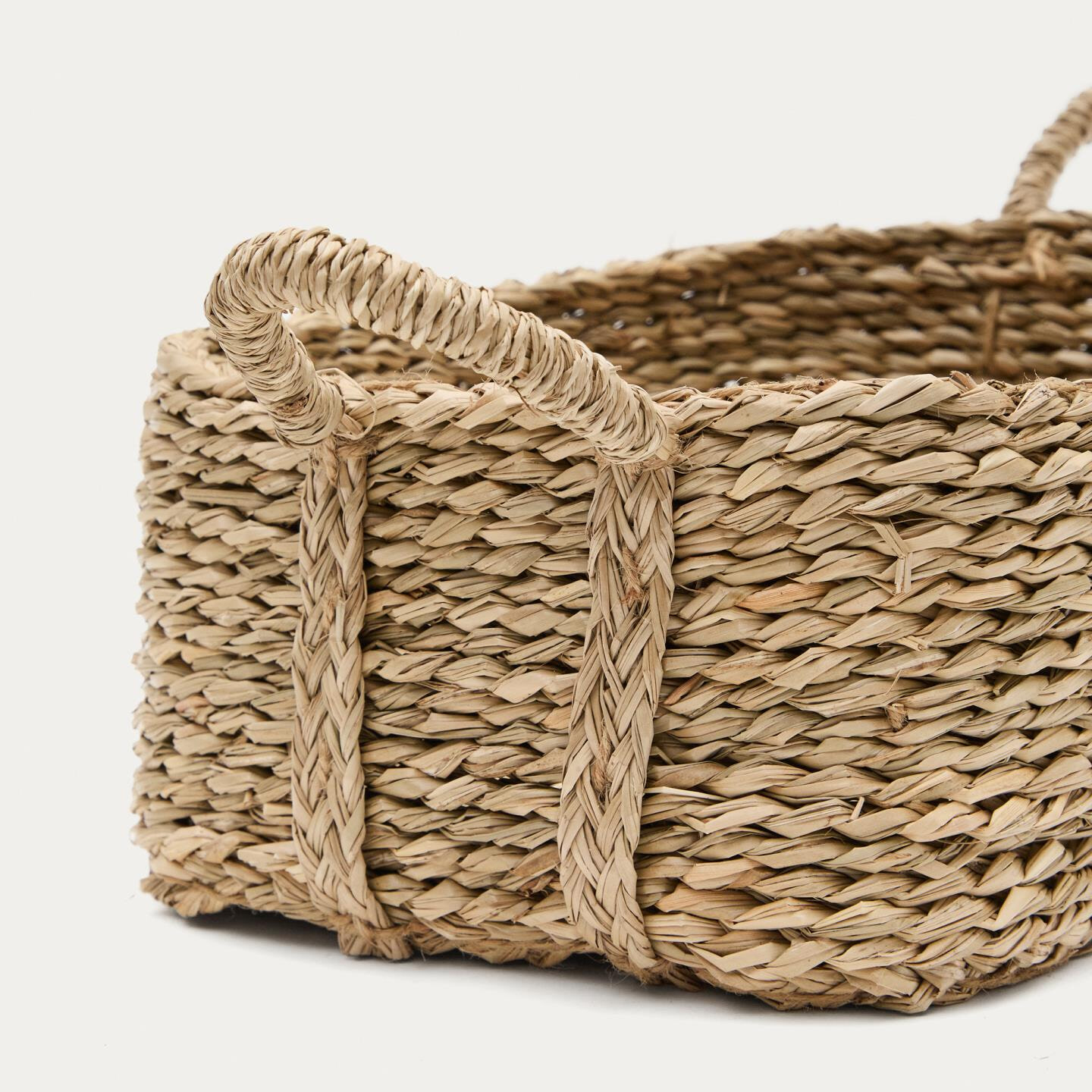 Kave Home Mand 'Milly' Zeegras, Set van 2 stuks