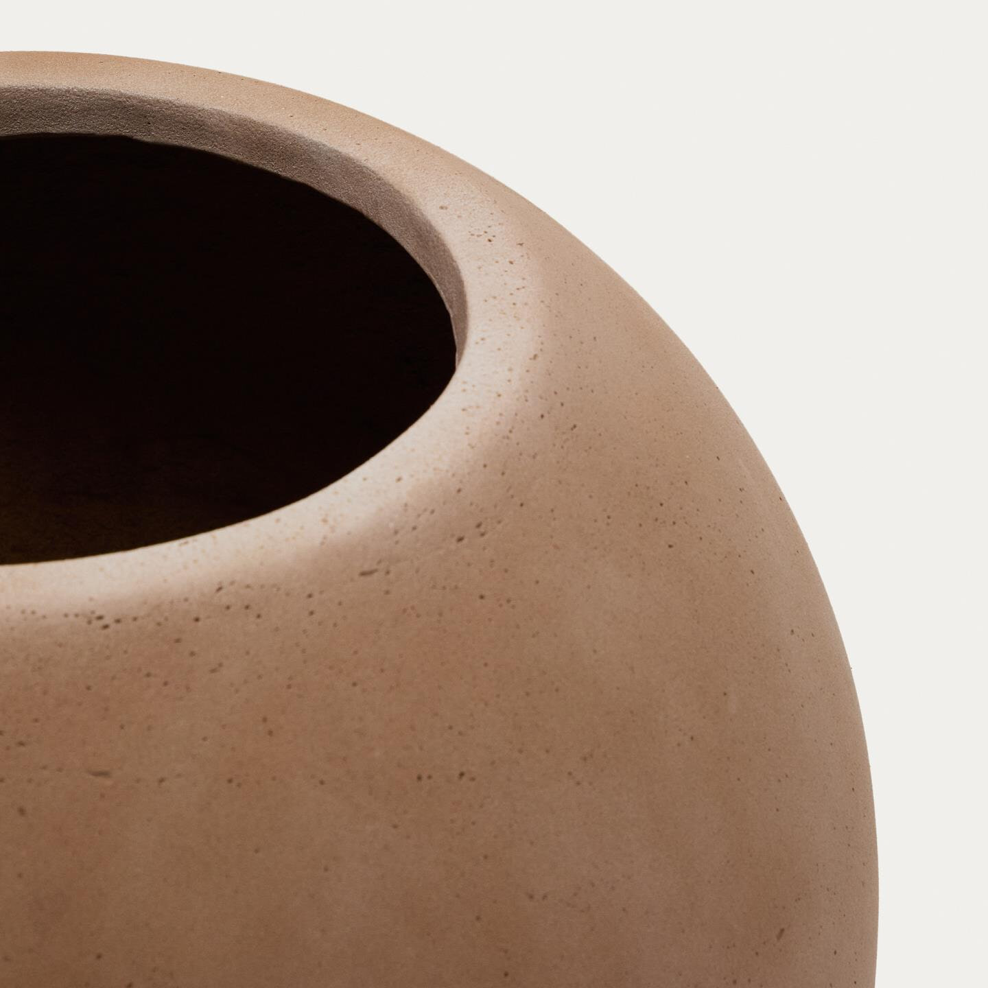 Kave Home Plantenpot 'Solna' Terracotta look, Ø66cm