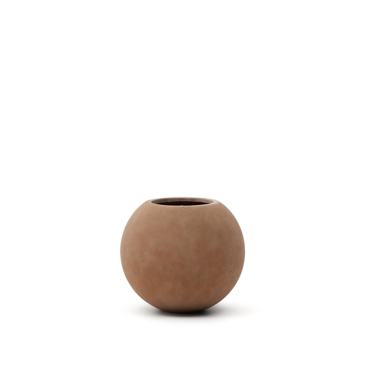 Kave Home Plantenpot Solna Terracotta look - Bruin