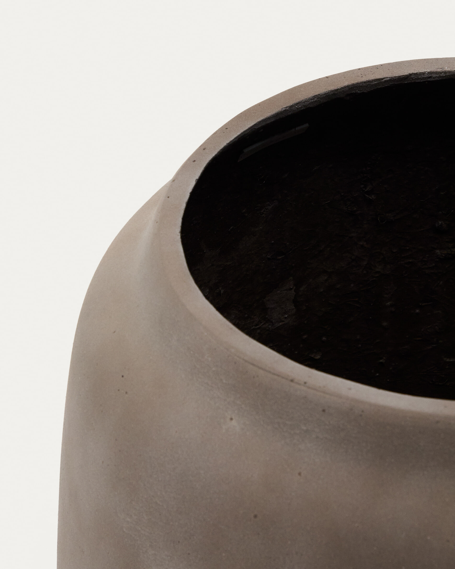 Kave Home Plantenpot 'Lira' Terracotta look, Ø53cm