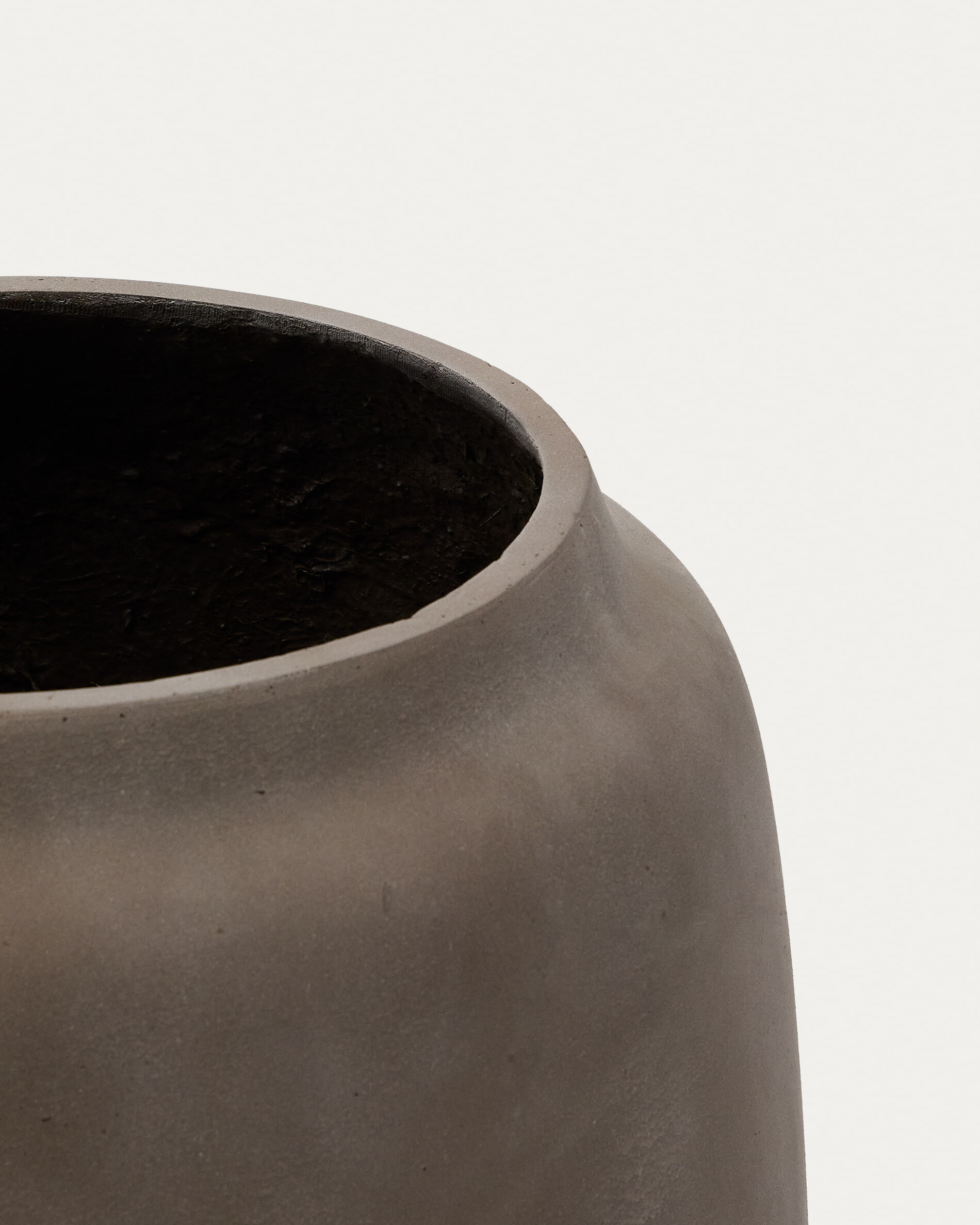 Kave Home Plantenpot 'Lira' Terracotta look, Ø53cm