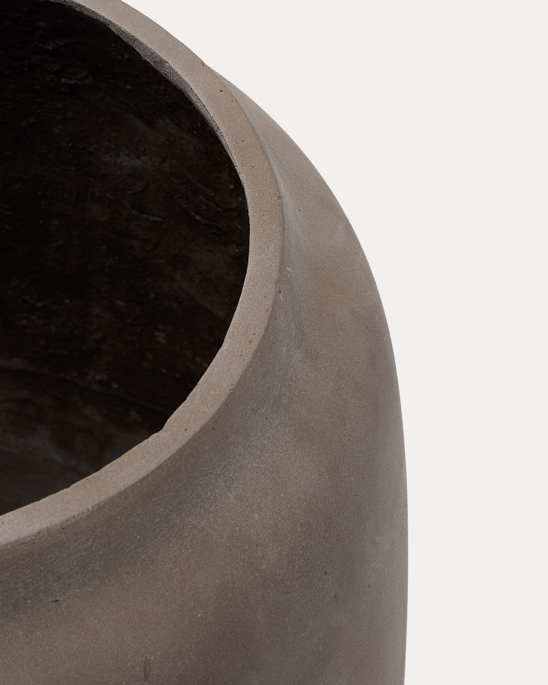 Kave Home Plantenpot 'Lira' Terracotta look, Ø53cm