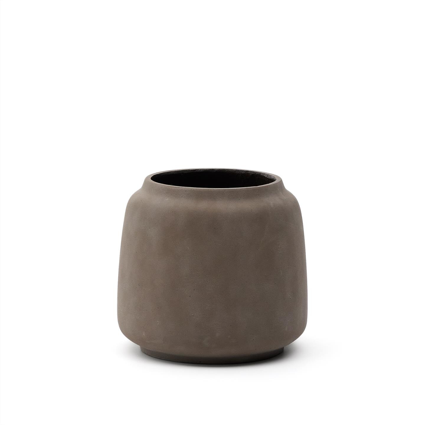 Kave Home Plantenpot Lira Terracotta look, Ø53cm - Bruin