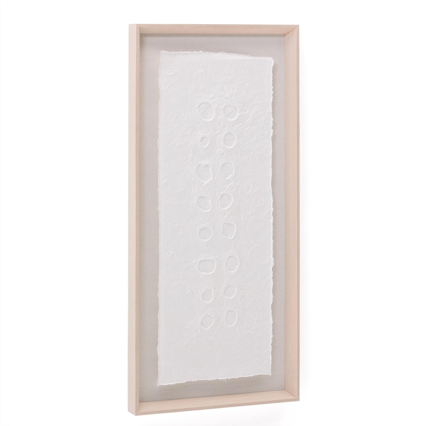 Kave Home Schilderij 'Olvin' Gerecycled papier, 93 x 43cm