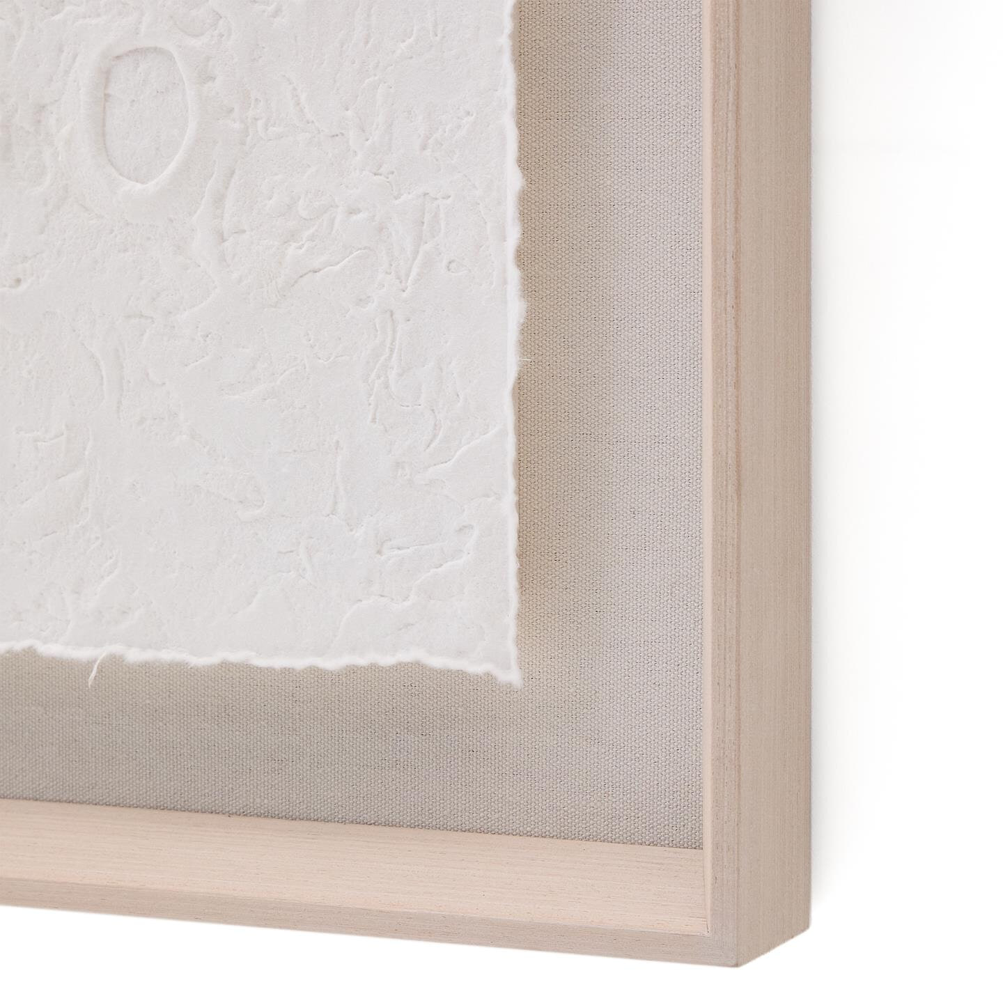 Kave Home Schilderij 'Olvin' Gerecycled papier, 93 x 43cm