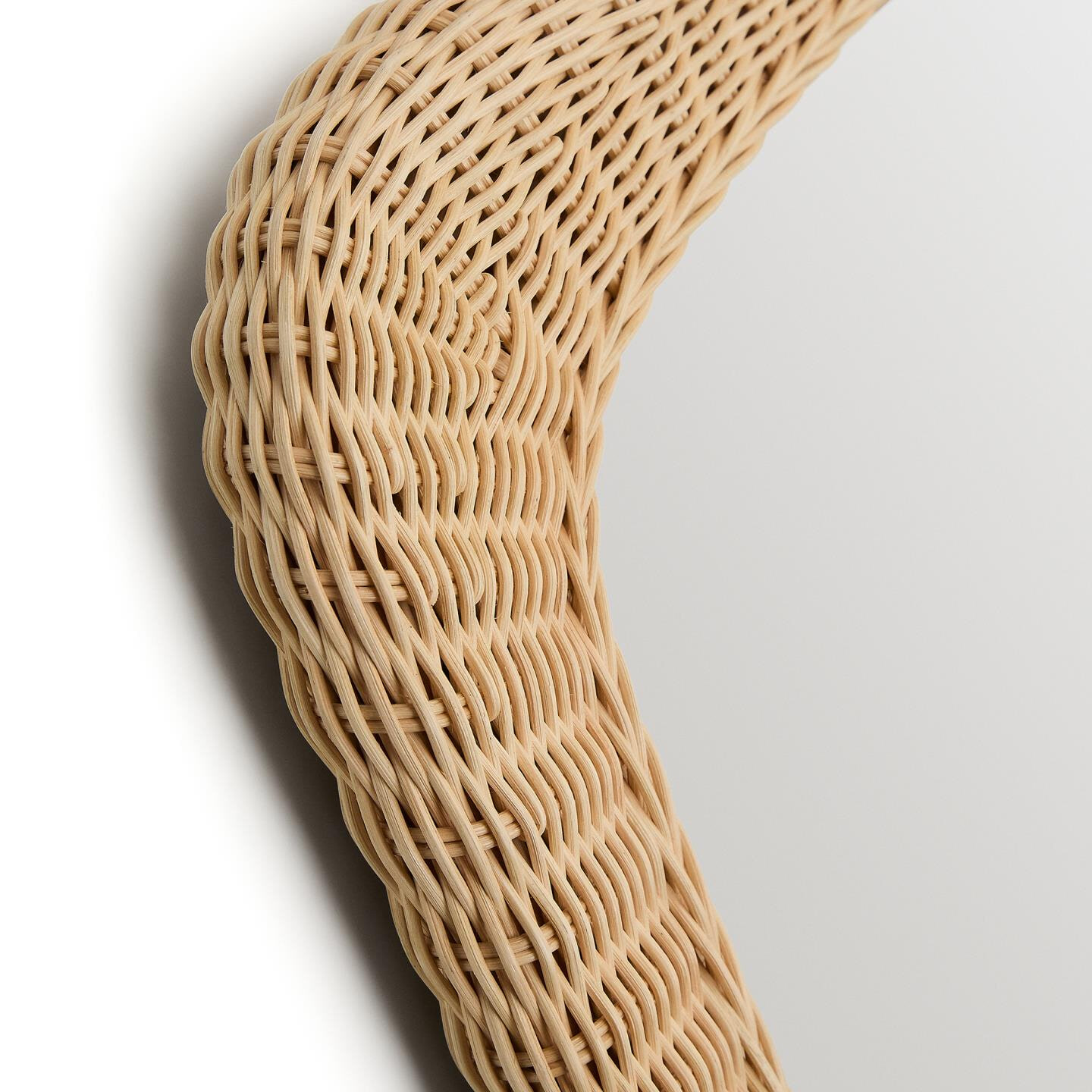 Kave Home Spiegel 'Zilna' Rotan, 79 x 58cm