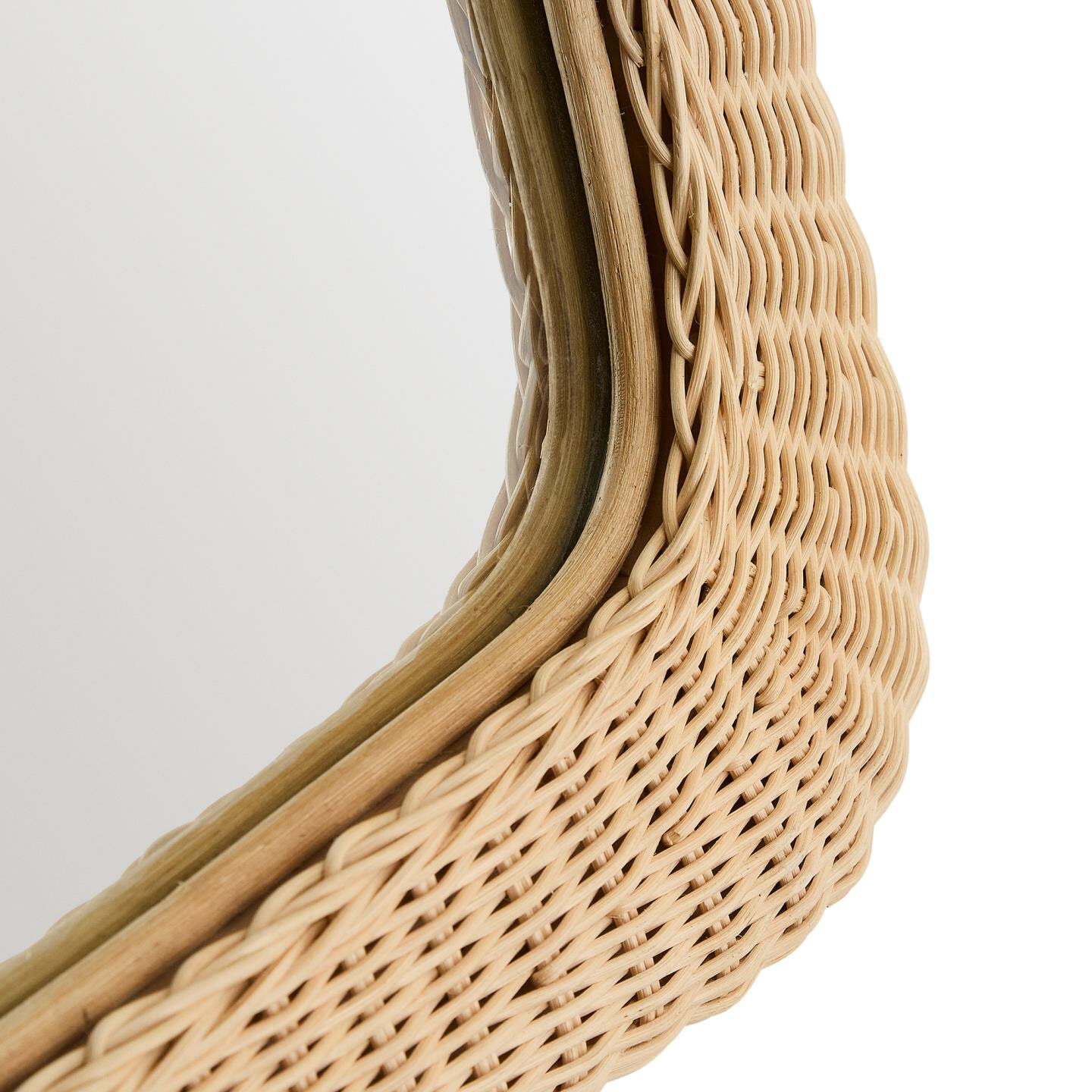 Kave Home Spiegel 'Zilna' Rotan, 79 x 58cm