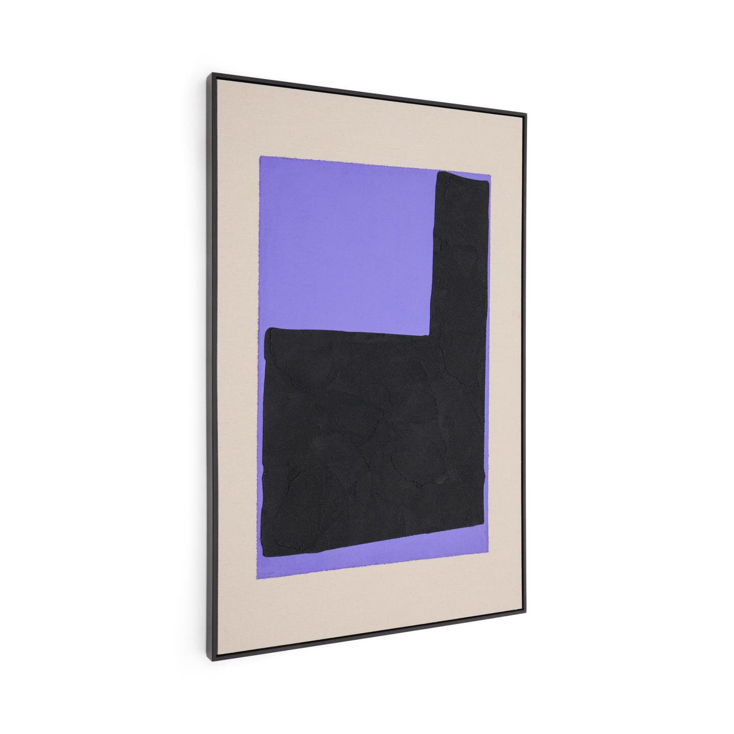 Kave Home Schilderij Zernu 120 x 77cm - Donkerblauw