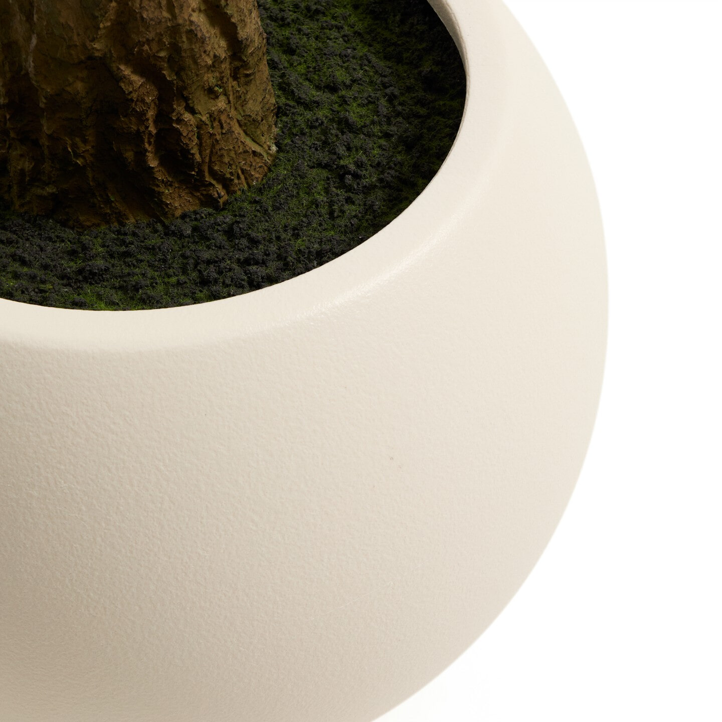 Kave Home Kunstplant 'Olivo' Incl. witte pot, 210cm