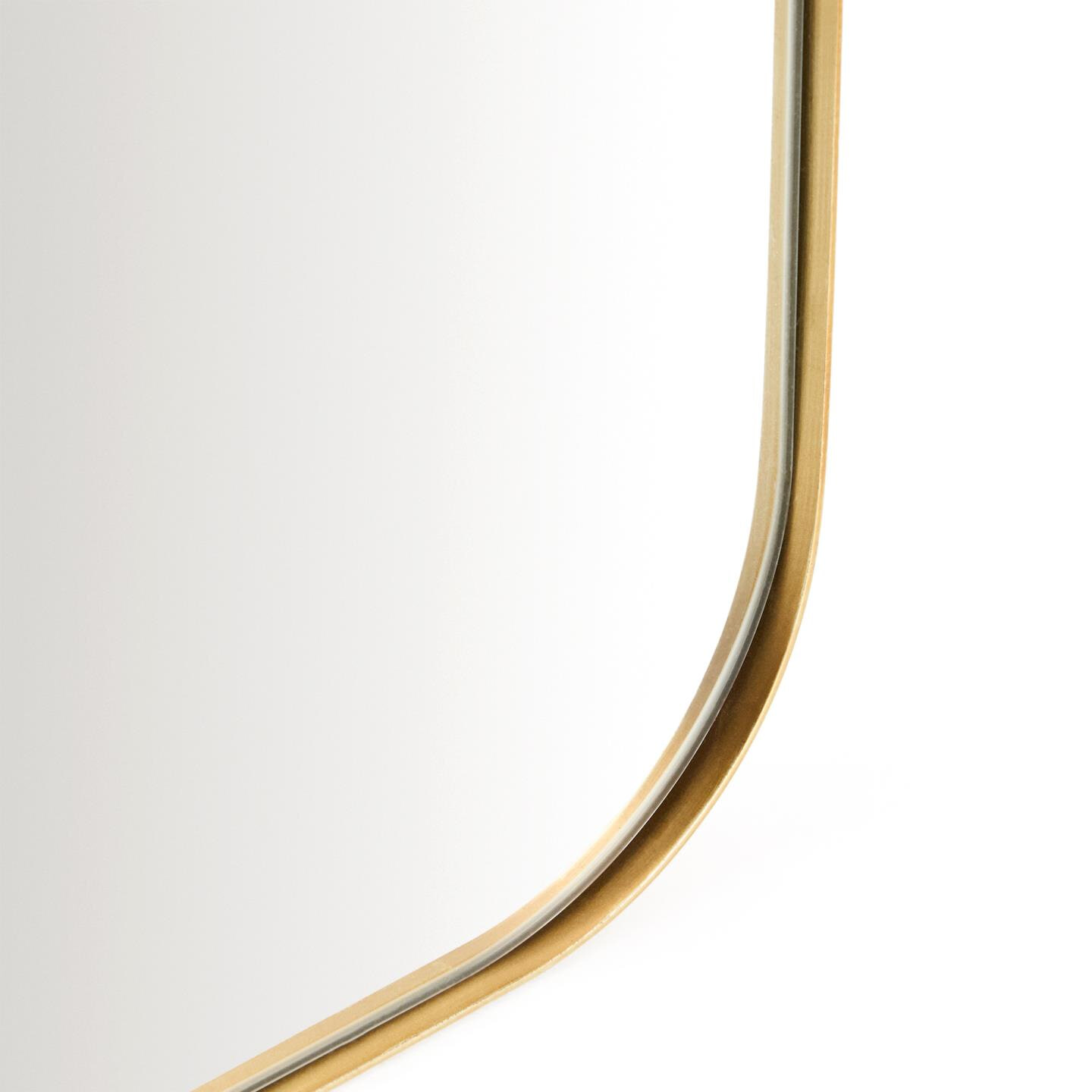 Kave Home Spiegel 'Marco' 180 x 80cm, kleur Goud