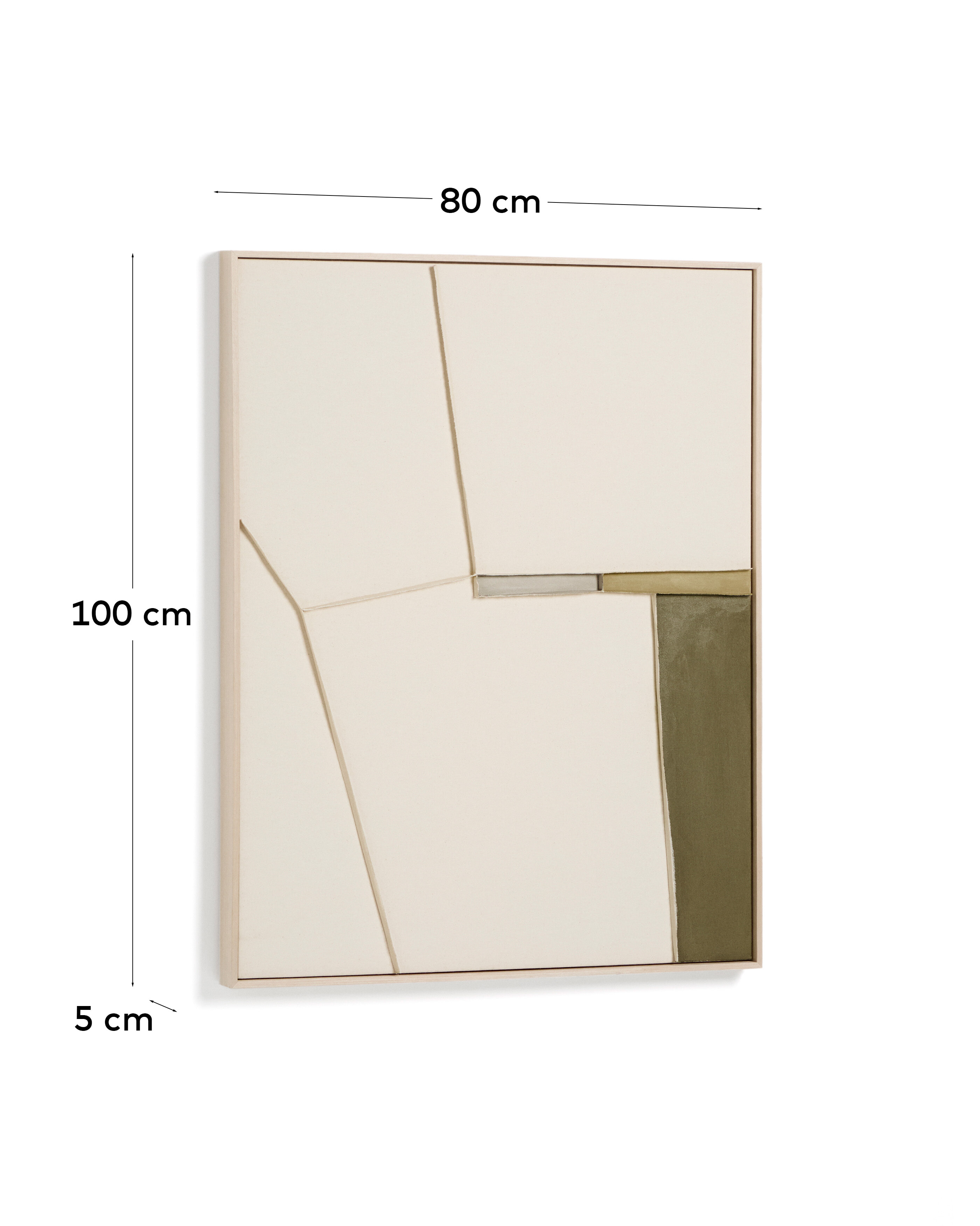 Kave Home Schilderij 'Deravia' 100 x 80cm