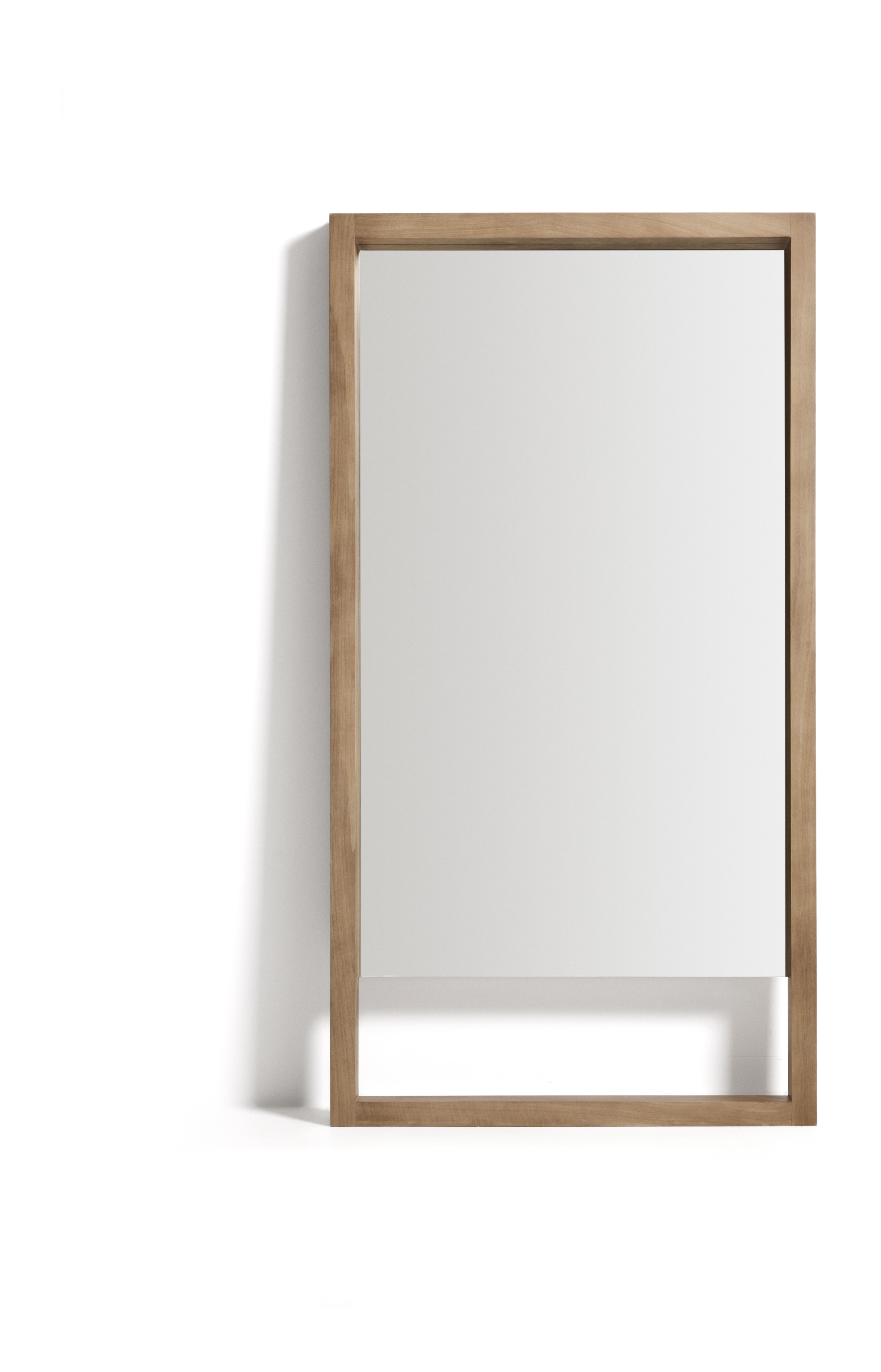 Kave Home Spiegel Vatro Mangohout, 181 x 96cm - Naturel - Passpiegel