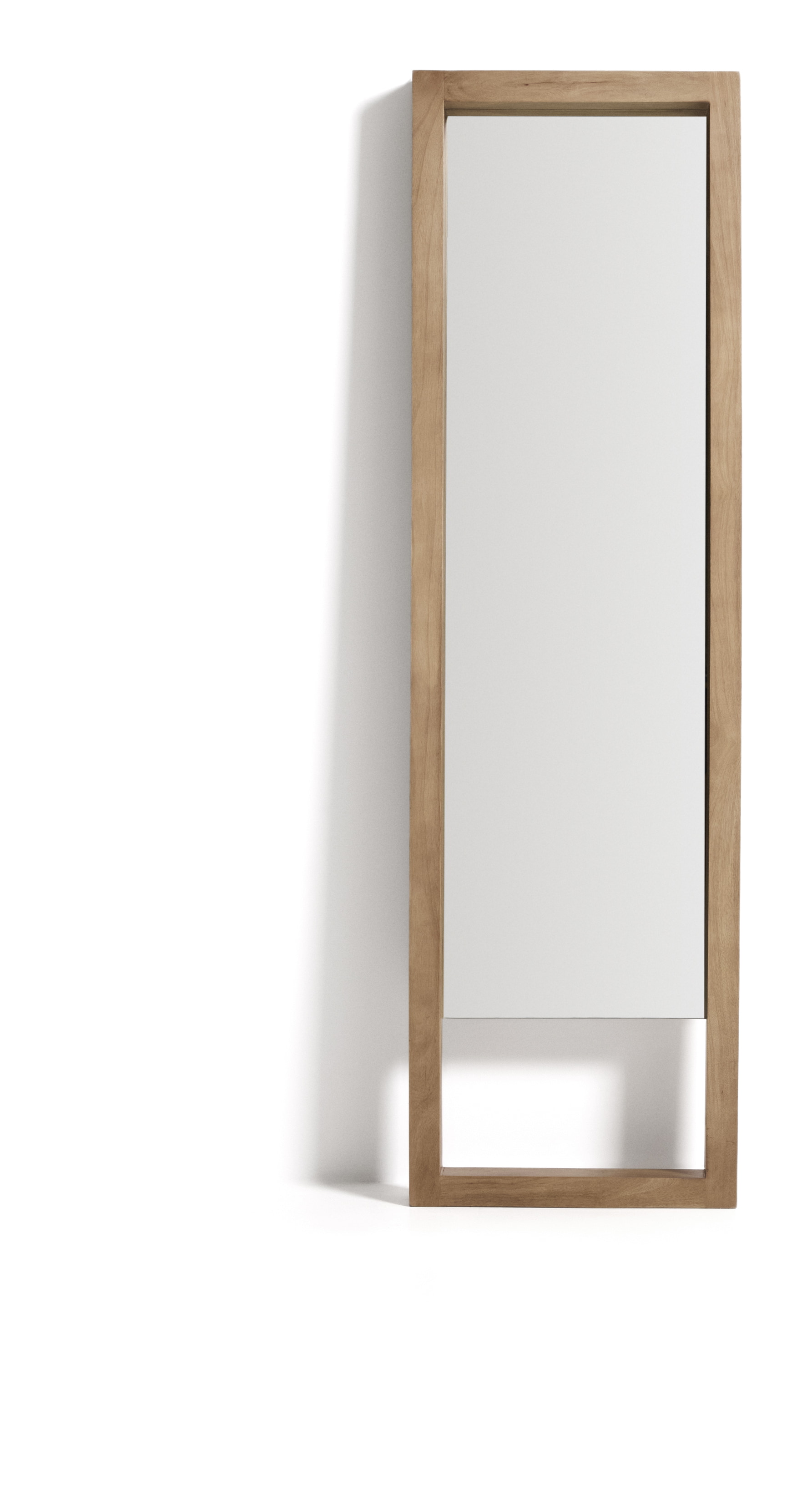 Kave Home Spiegel Vatro Mangohout, 181 x 52cm - Naturel - Passpiegel