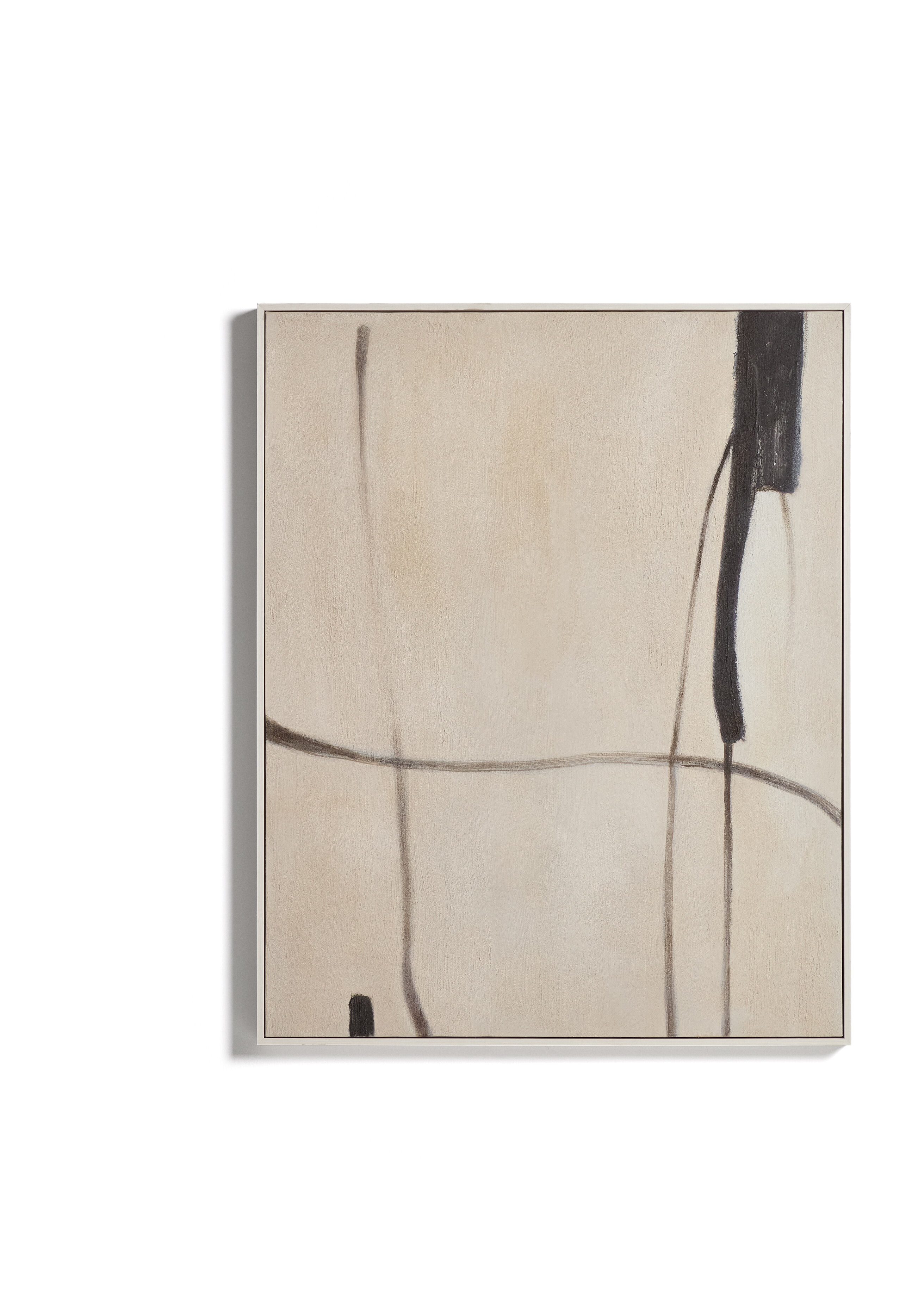 Kave Home Schilderij Meril 100 x 80cm - Beige