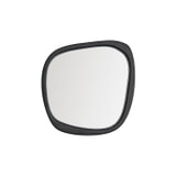 Kave Home Organische Spiegel 'Alura' Teakhout, 47 x 45cm, kleur Zwart