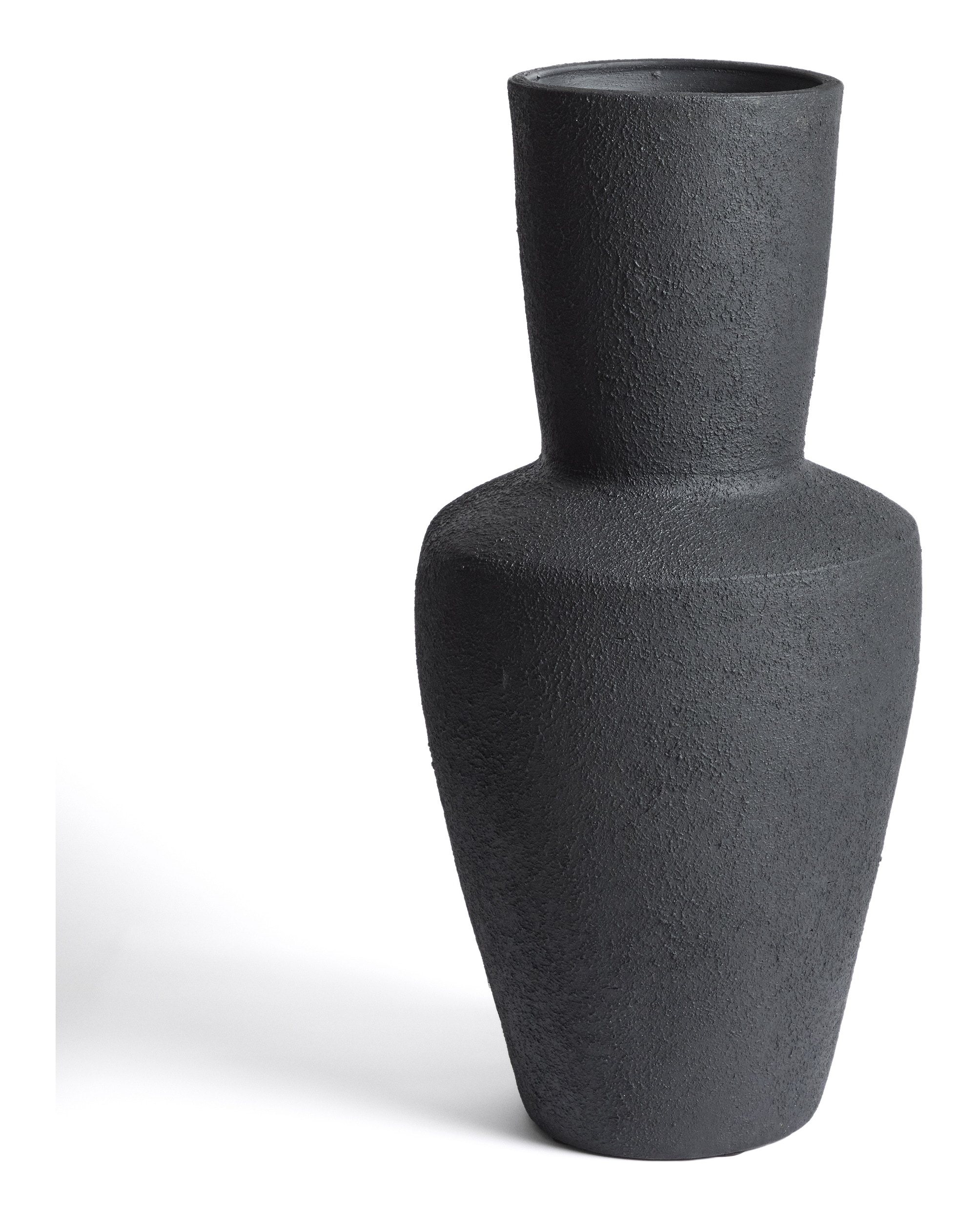 Kave Home Vaas Nerun Terracotta, 72cm - Zwart