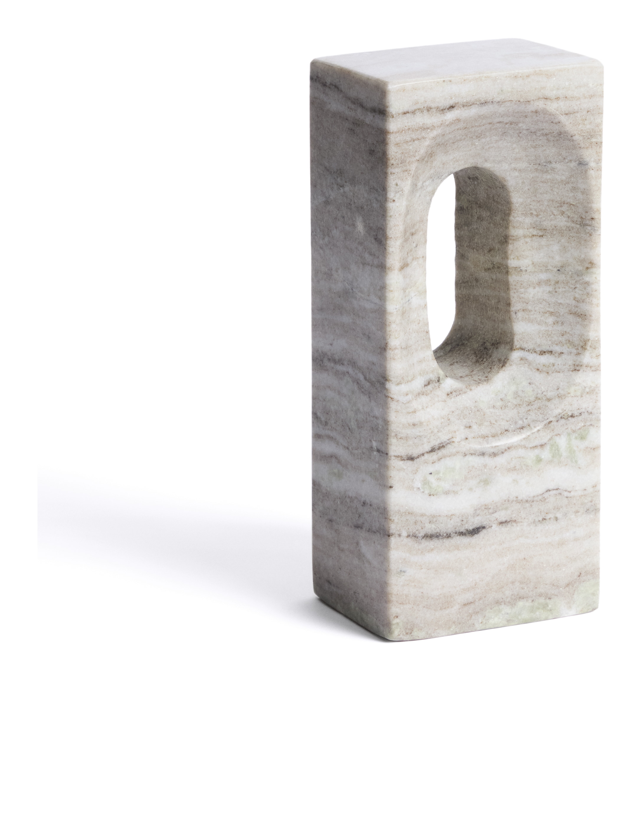 Kave Home Ornament Tesh Marmer, 26cm - Beige