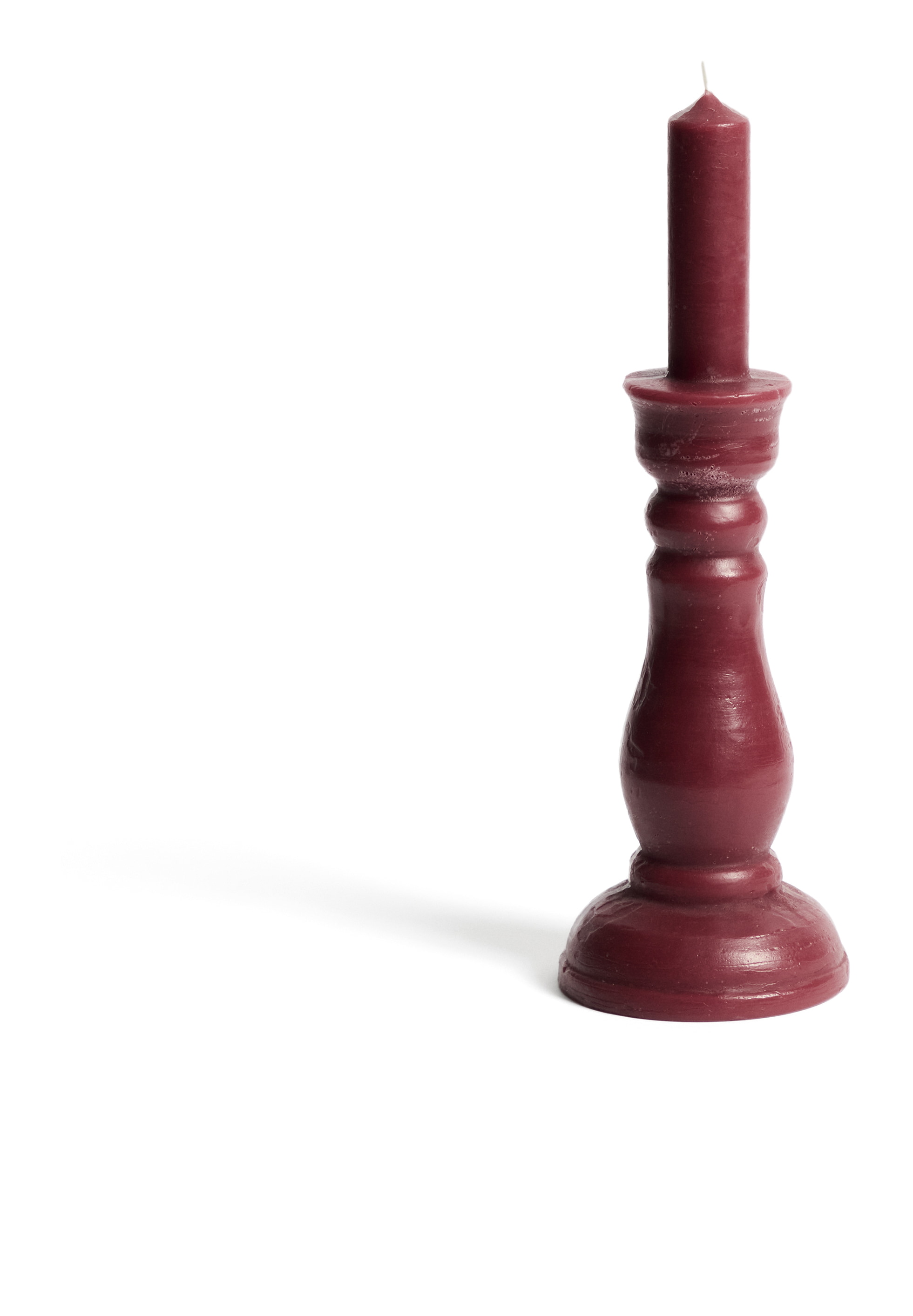 Kave Home Kaars Ferel Paraffine, 35cm - Granaatrood