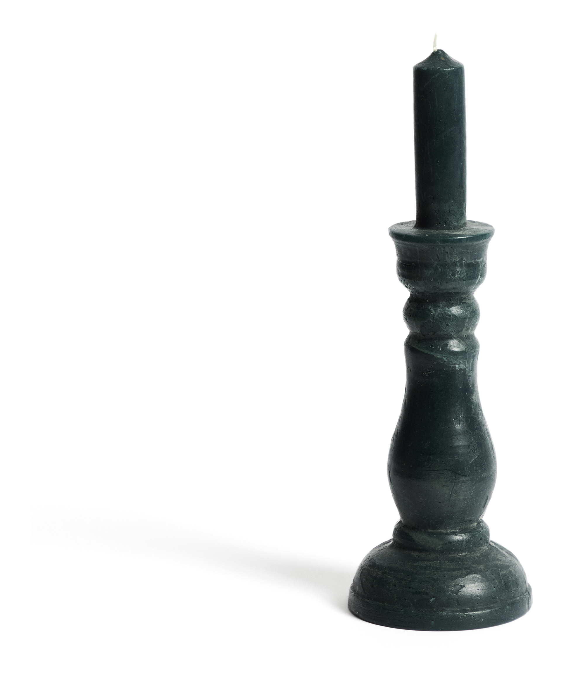Kave Home Kaars Ferel Paraffine, 35cm - Mosgroen