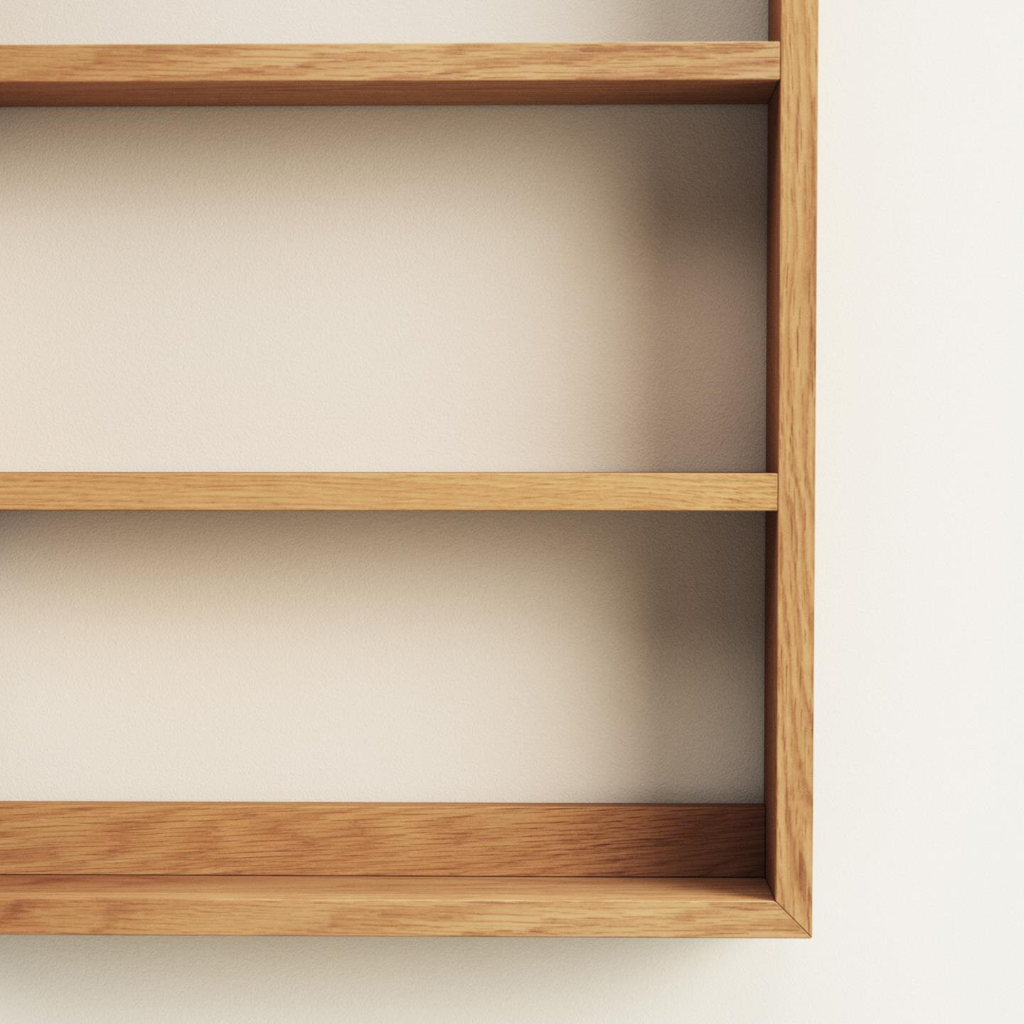 Kave Home Spiegelkast 'Kenta' Teakhout, 50 x 70 cm, kleur Naturel