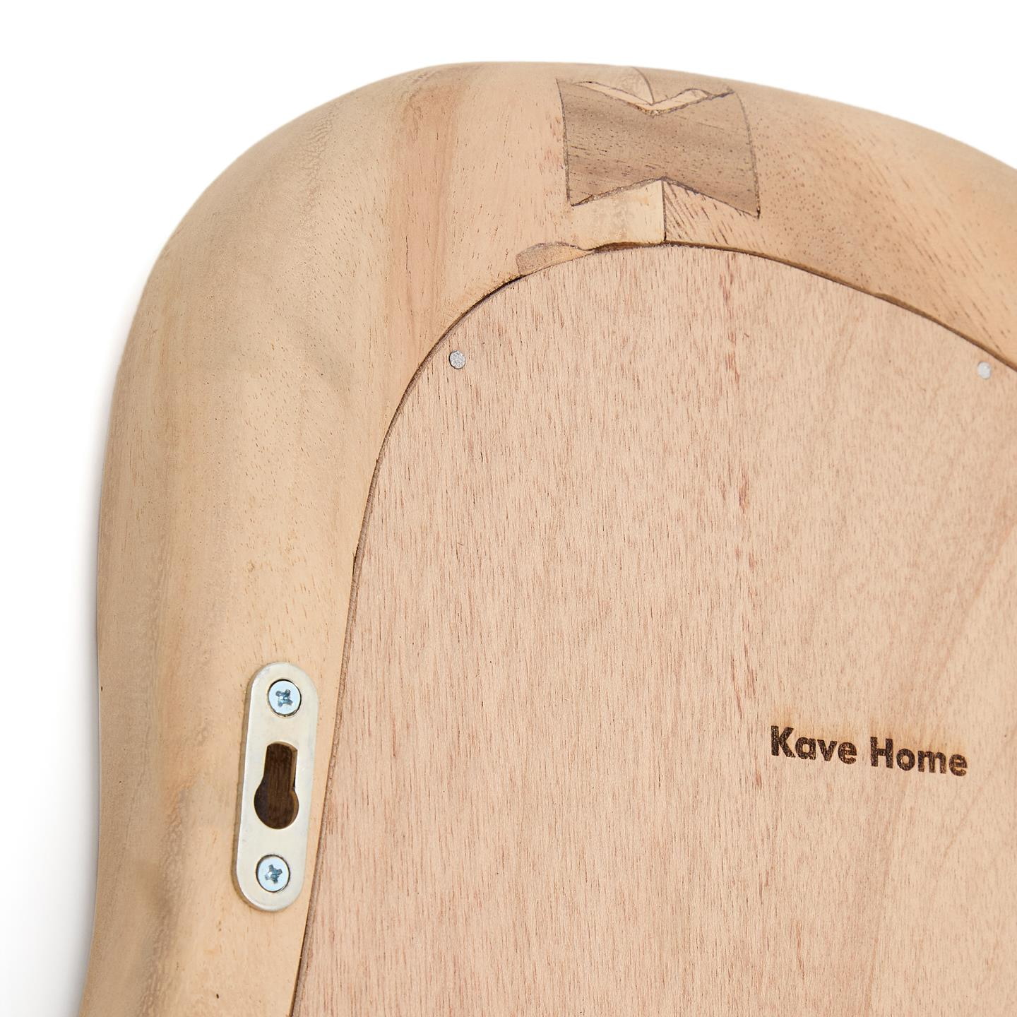Kave Home Organische Spigel 'Selem' Mungurhout, 68 x 44cm