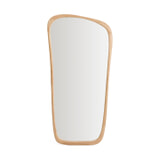 Kave Home Organische Spiegel 'Alura' Teakhout, 192 x 95cm, kleur Naturel