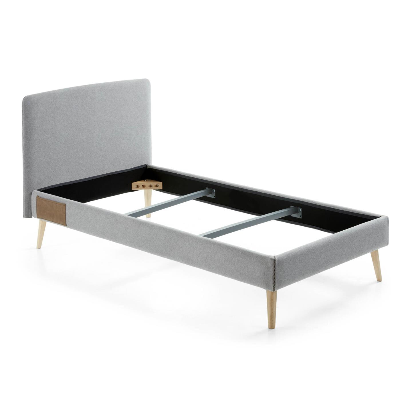 Kave Home Bed Dyla 90 x 190cm - Grijs