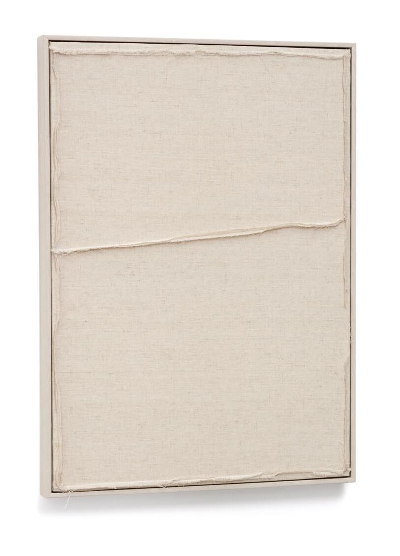 Kave Home Schilderij 'Maha' Linnen, kleur Beige