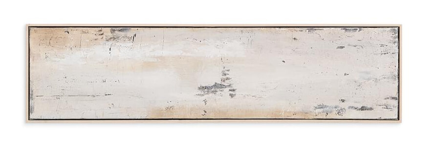 Kave Home Schilderij Selnar 122 x 32cm - Grijs