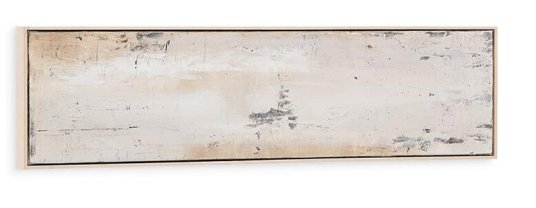 Kave Home Schilderij 'Selnar' 122 x 32cm, kleur Grijs