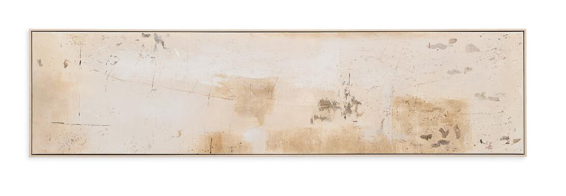 Kave Home Schilderij Silpa 182 x 47cm - Beige