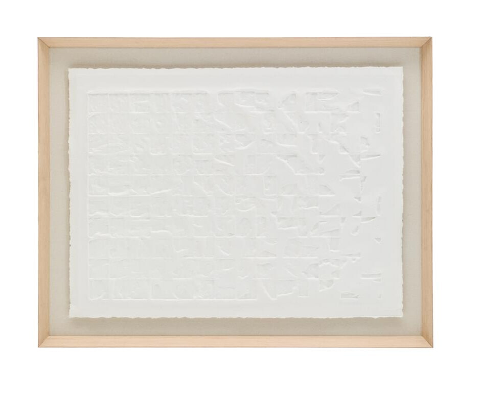 Kave Home Schilderij 'Annia' Papier Maché, 90 x 70cm