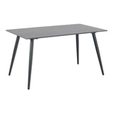 Bendt Eettafel 'Ib' Keramiek, 140 x 80cm, kleur Zwart